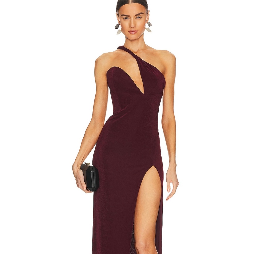Katie May Brittany Gown in Sangria
